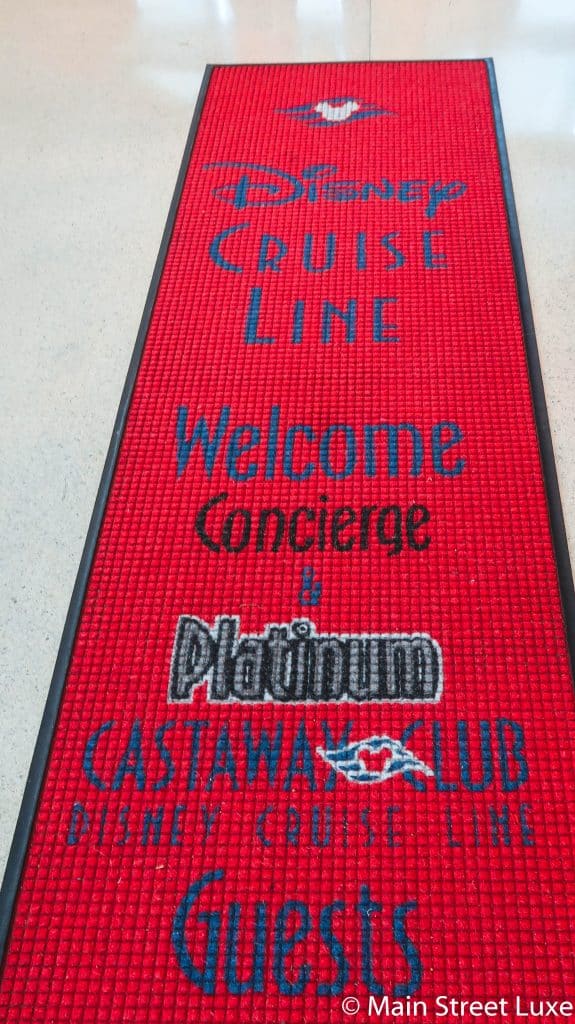 Disney Cruise Line Port Welcome Mat