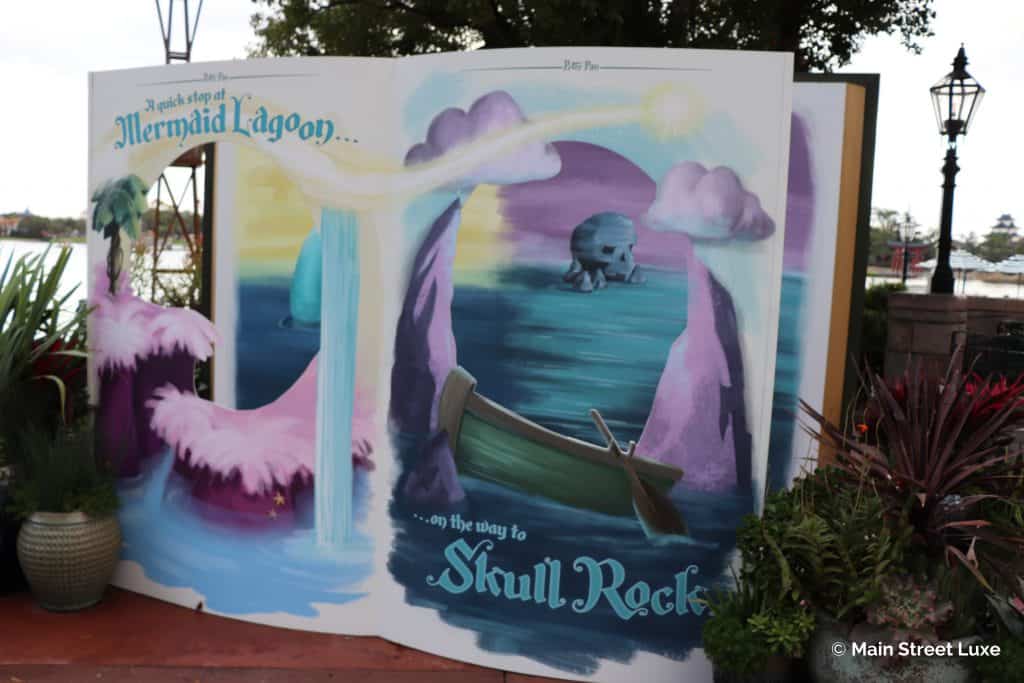 2020 EPCOT Festival of the Arts Photo Ops Peter Pan Story Book 2